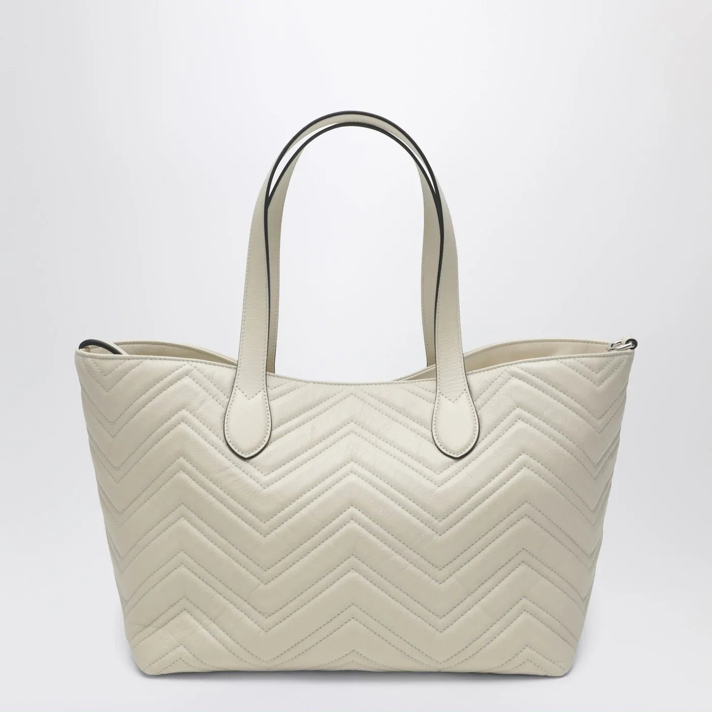 GUCCI GG Marmont medium shopping bag ivory