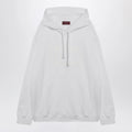 GUCCI White cotton sweatshirt with logo print