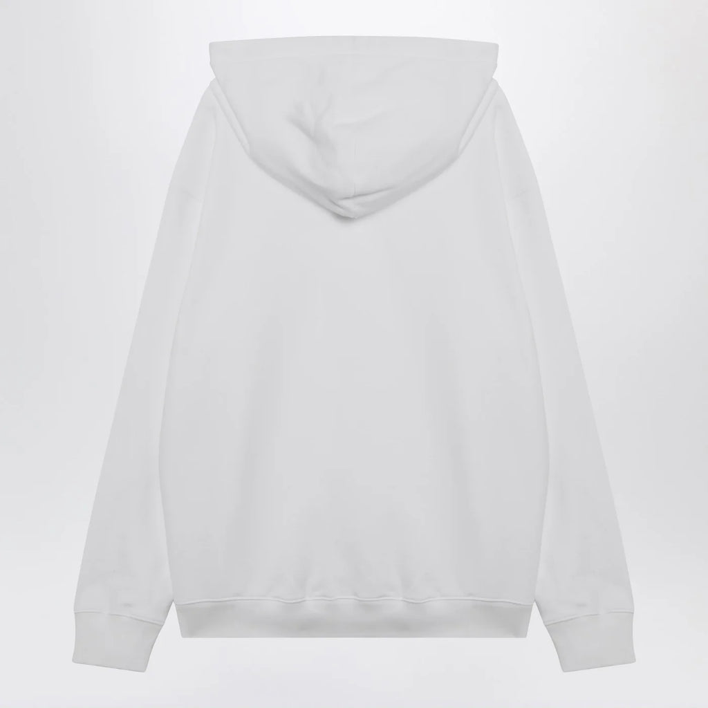 GUCCI White cotton sweatshirt with logo print