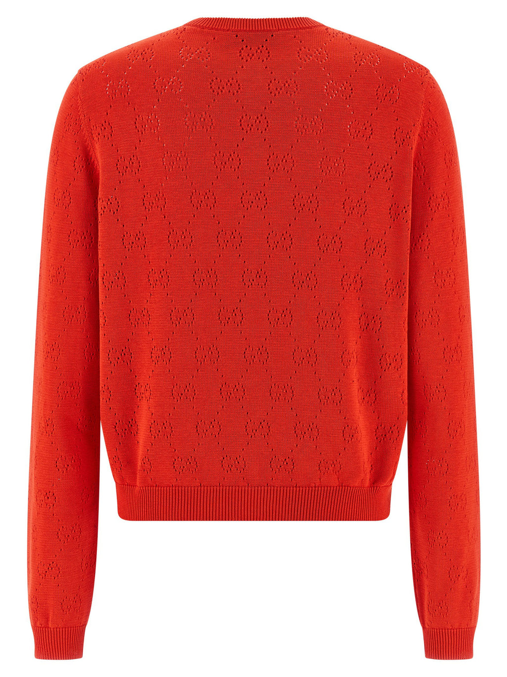 Gucci Openwork Gg Cardigan