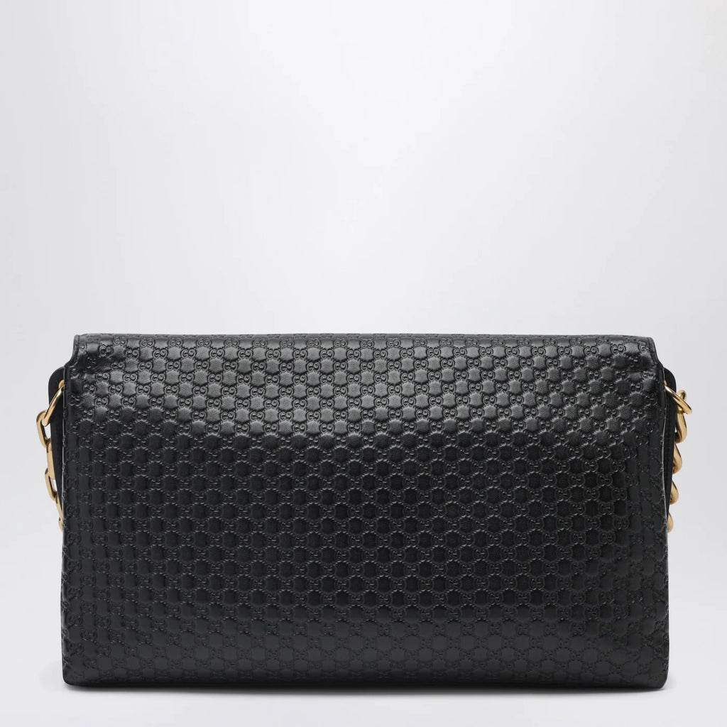GUCCI Large black chain shoulder bag
