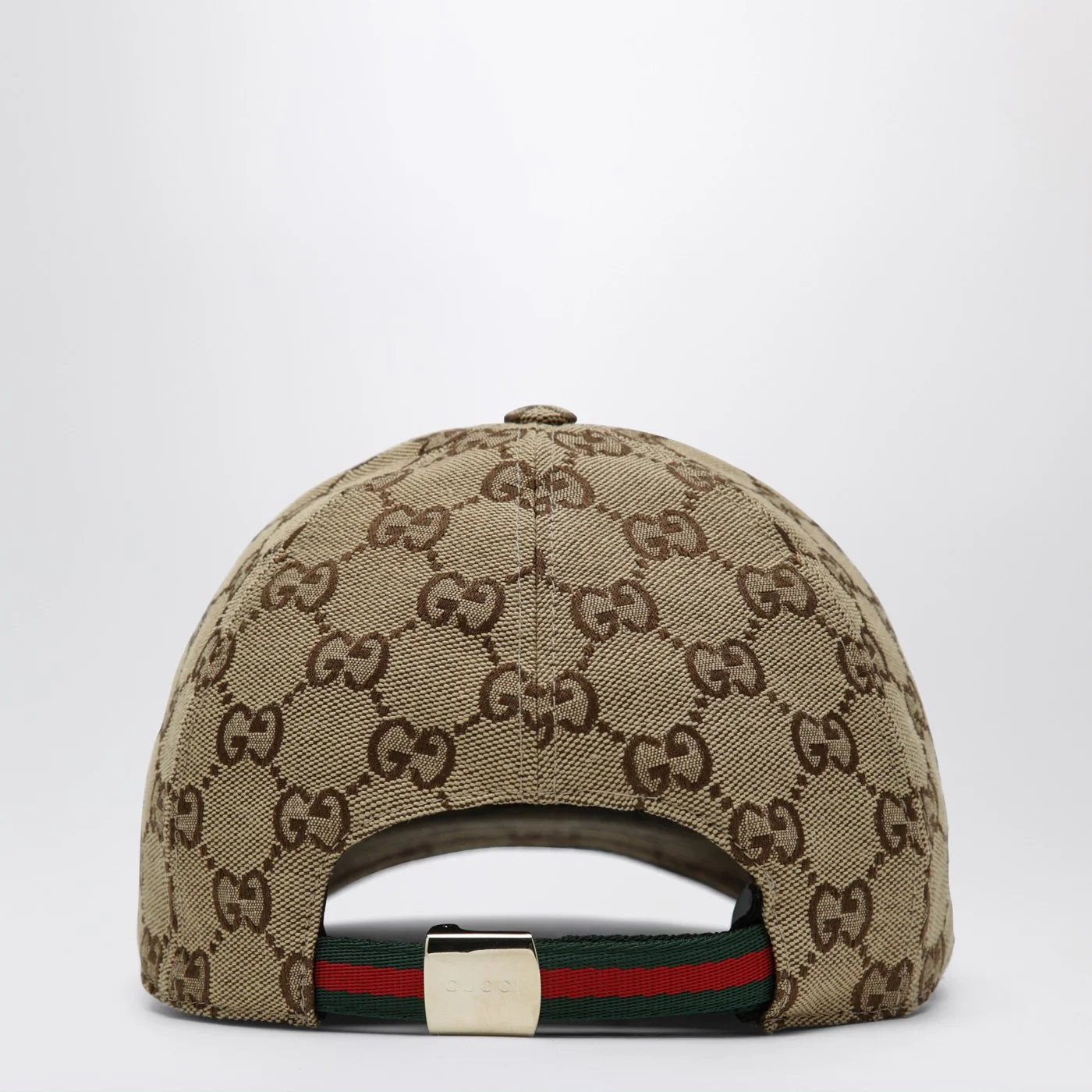 GUCCI Baseball cap in beige/dark brown GG fabric