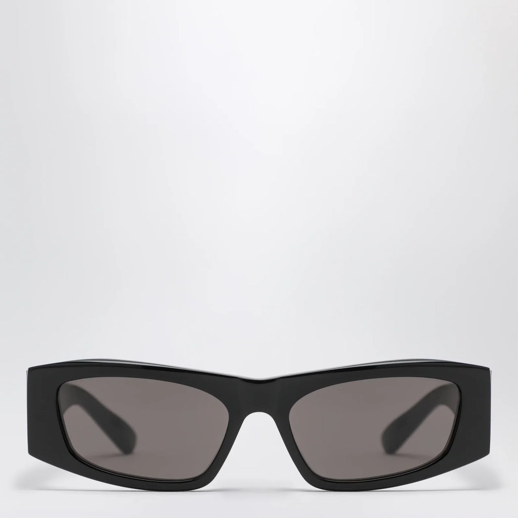 Balenciaga Nano rectangular black sunglasses