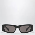 Balenciaga Nano rectangular black sunglasses