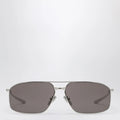 Balenciaga Rectangular Silver/Black sunglasses