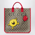 GUCCI Beige GG Supreme MR. MEN™ LITTLE MISS™ shopping bag