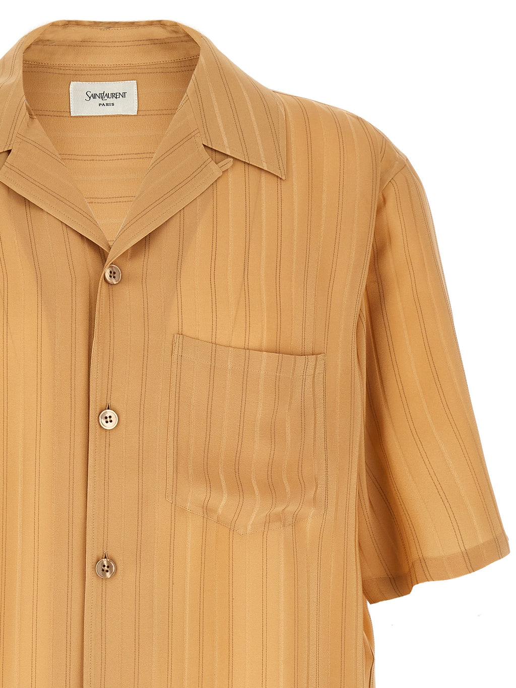 Saint Laurent Striped Silk Shirt
