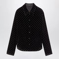 GUCCI GG stretch dévoré velvet shirt