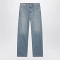 GUCCI Light Blue Loose-Fit Washed Jeans