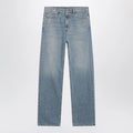 GUCCI Light Blue Loose-Fit Washed Jeans