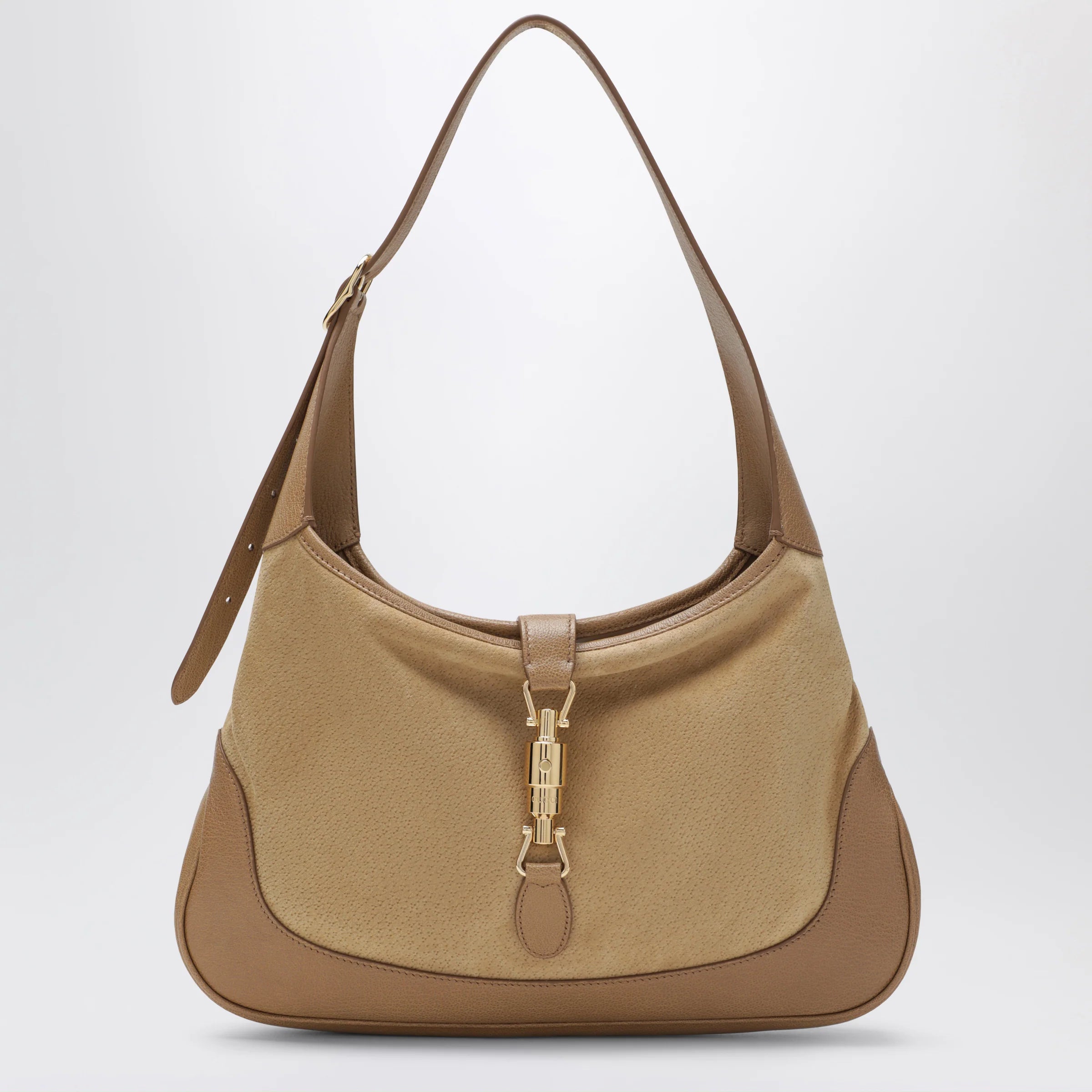 Gucci Jackie 1961 medium shoulder bag in sand color