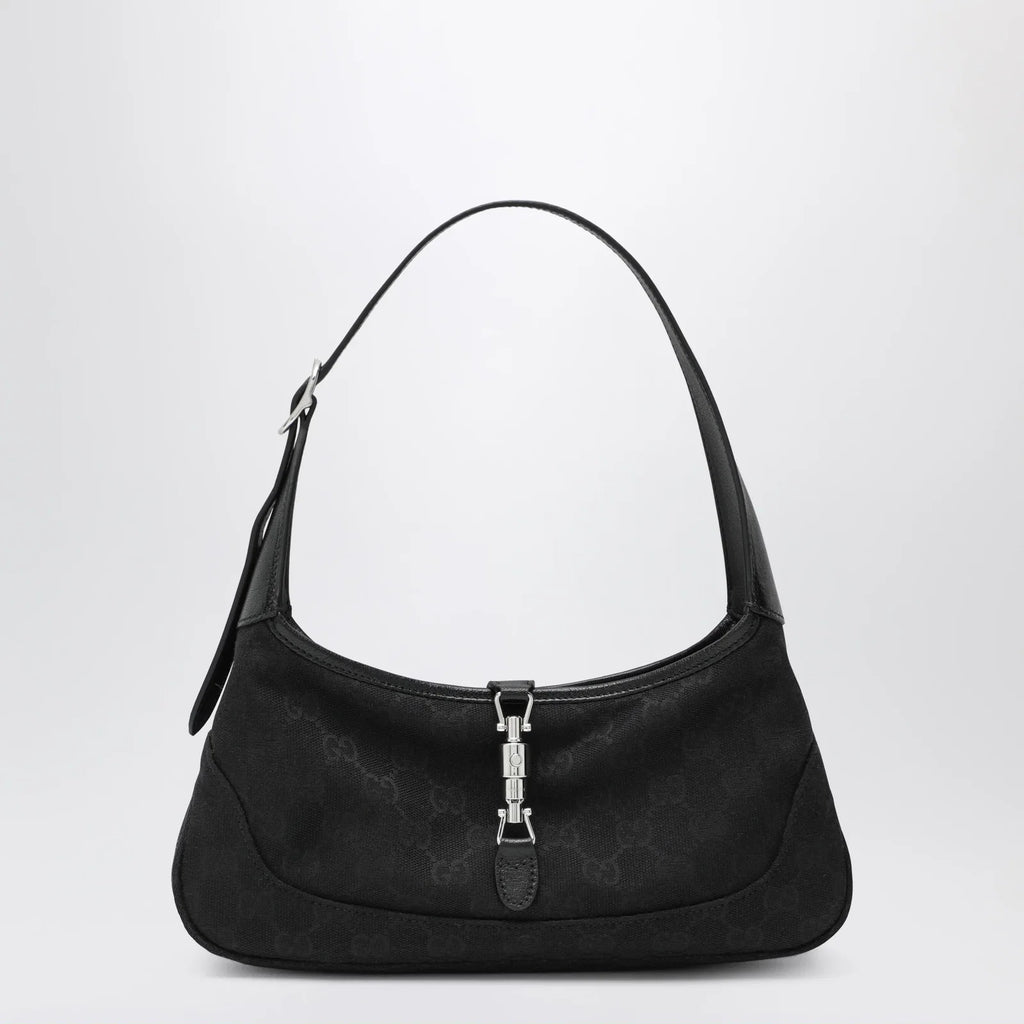 GUCCI Small Jackie Slim Bag In Black GG Fabric