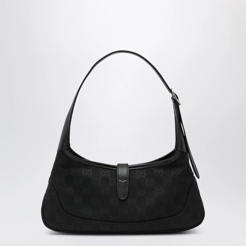 GUCCI Small Jackie Slim Bag In Black GG Fabric