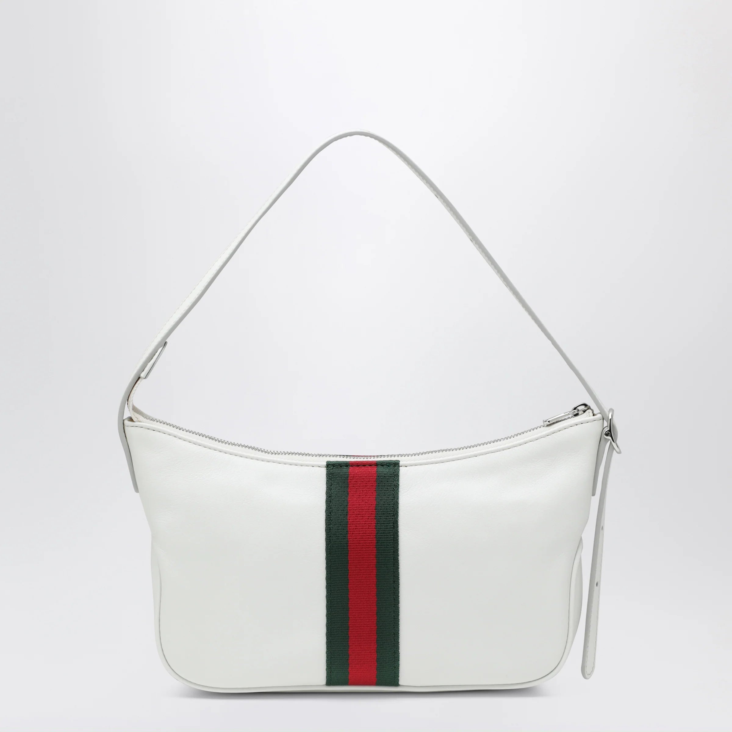 GUCCI Small White Lunetta Bag