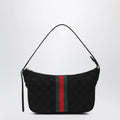 GUCCI Small black Lunetta GG fabric bag