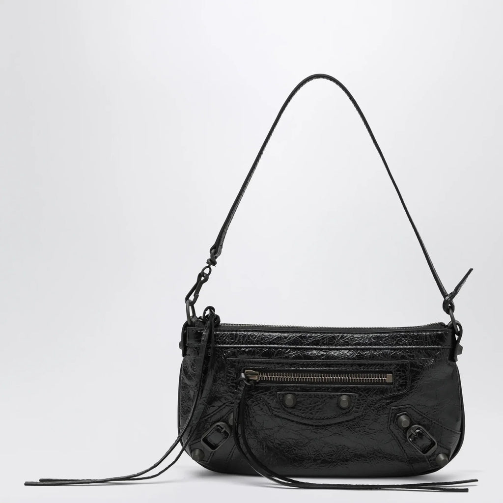 Balenciaga Le City black Arena lambskin pouch