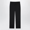 GUCCI Black Wool Trousers With GG Pattern