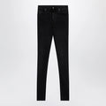 GUCCI Skinny washed cotton denim jeans in black