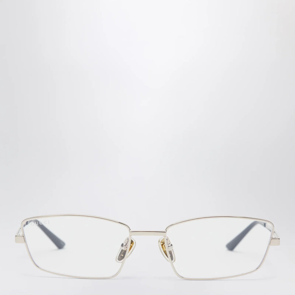 GUCCI Gold-Tone Metal Frame Glasses