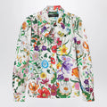 GUCCI Silk Twill Shirt With Flora Print