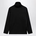 GUCCI Black silk turtleneck sweater