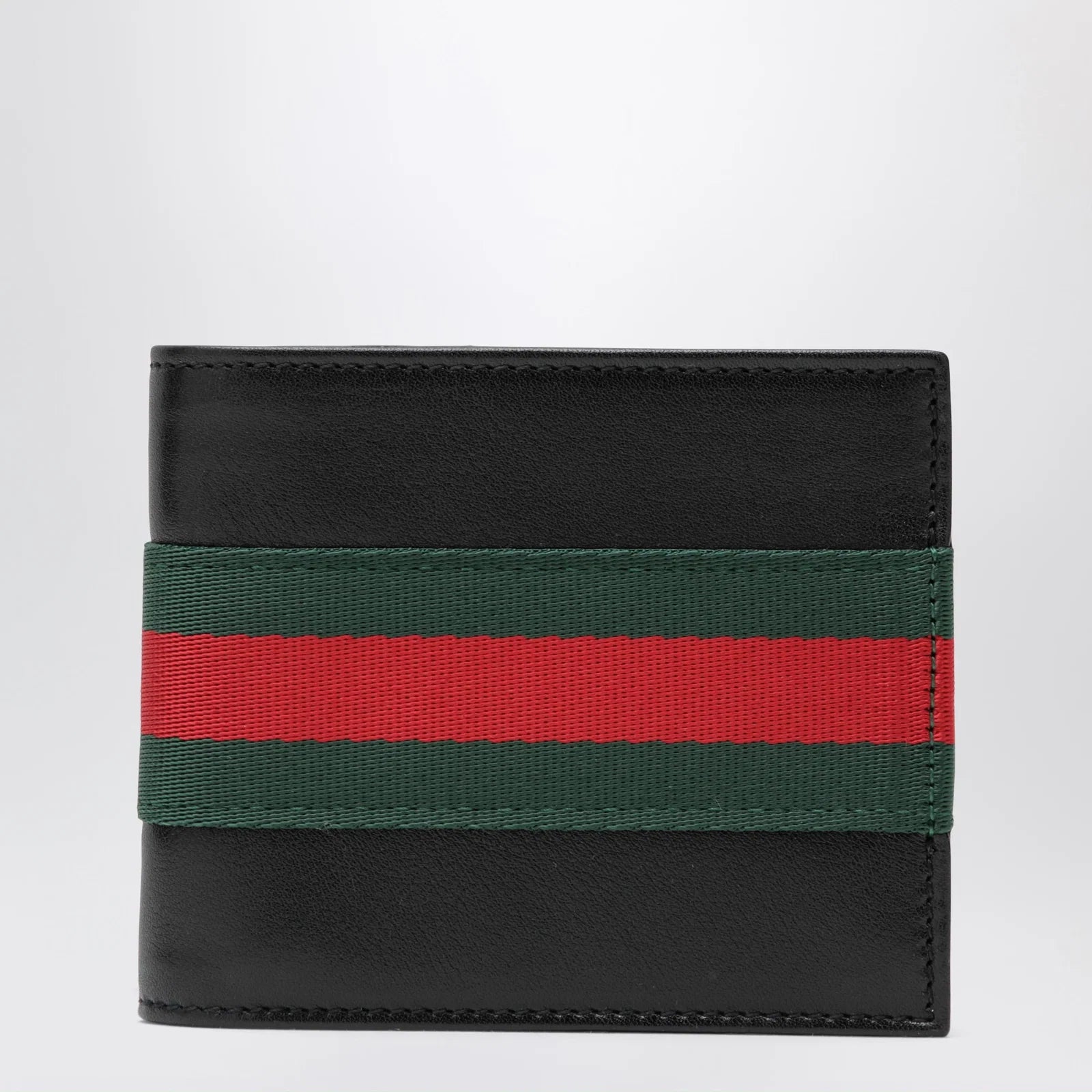 GUCCI Web Trademark bi-fold wallet black