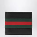 GUCCI Web Trademark bi-fold wallet black