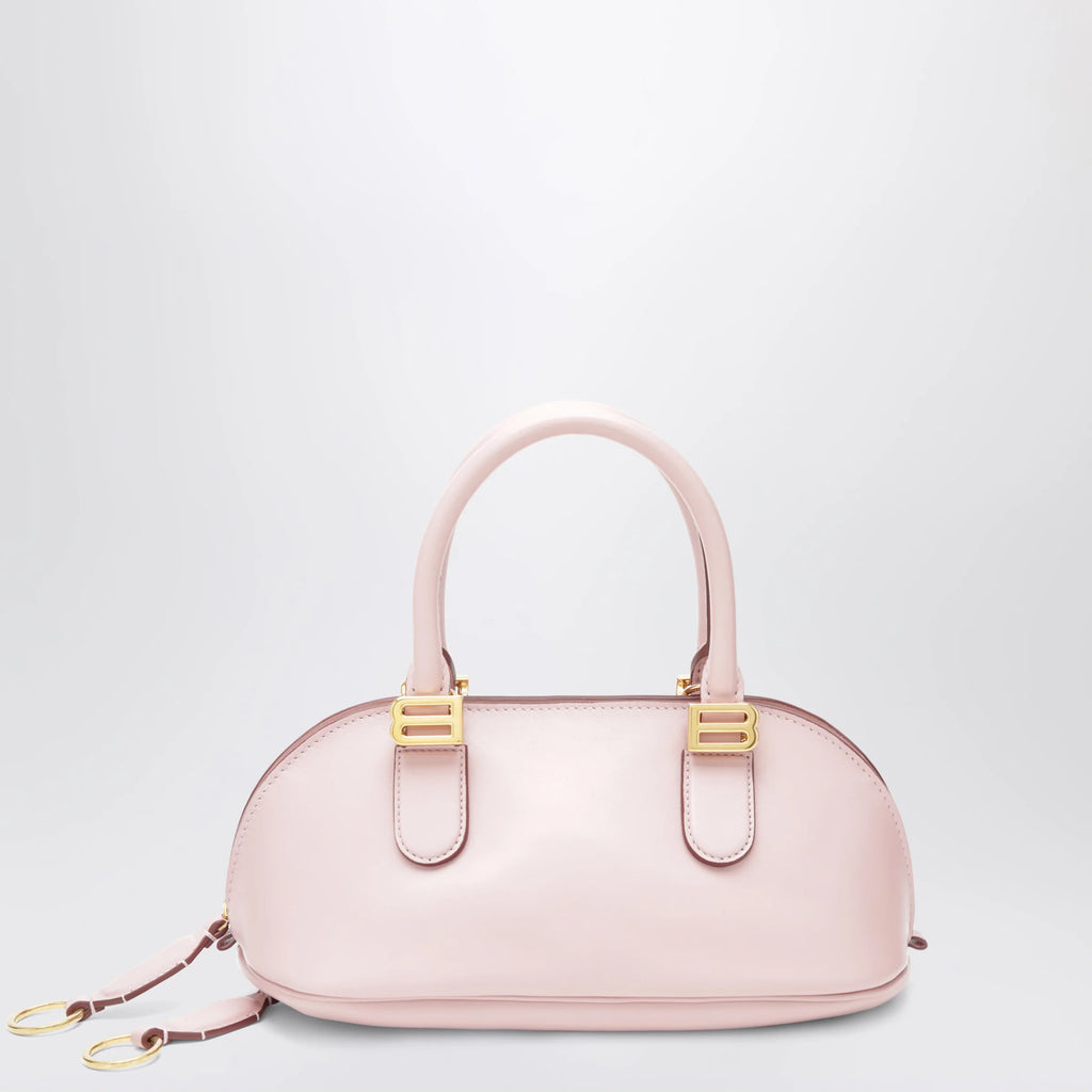 Balenciaga Pink leather Bolero Mini bowling bag