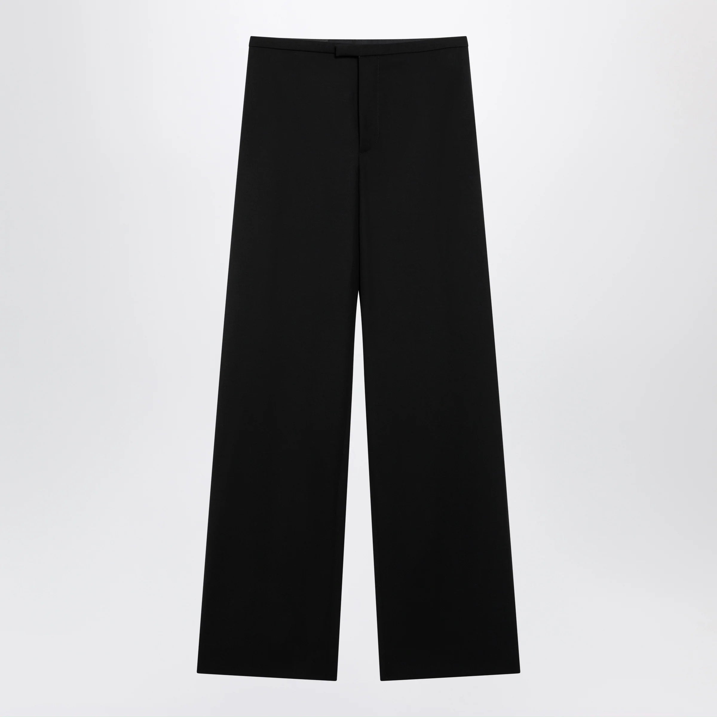 GUCCI Oversized lightweight wool trousers in black