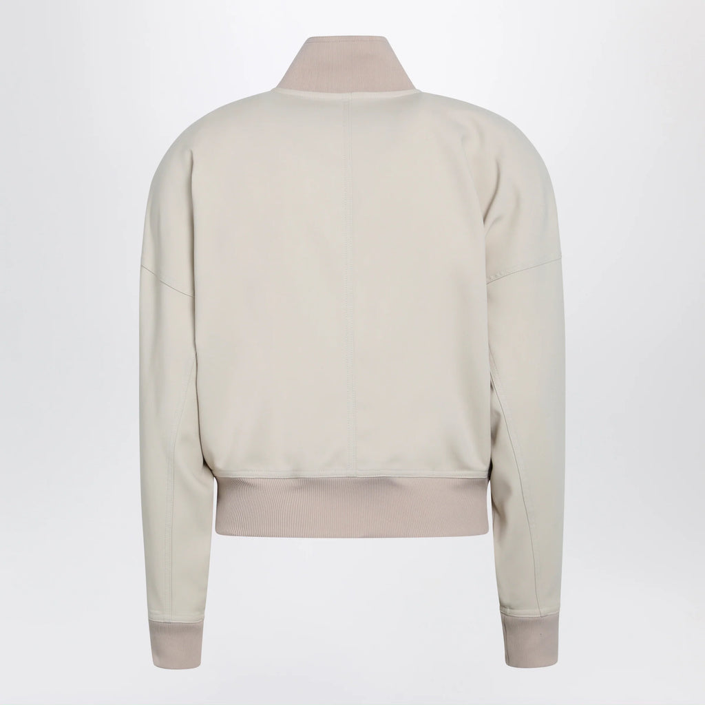 GUCCI Écru poplin zip jacket