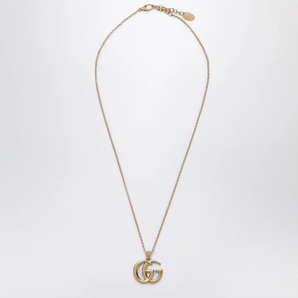 GUCCI GG Marmont necklace with gold-tone Double G pendant