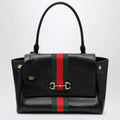 GUCCI Paparazzo medium top-handle bag in soft black leather
