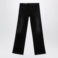GUCCI Low-rise cotton denim jeans with Web tape in black