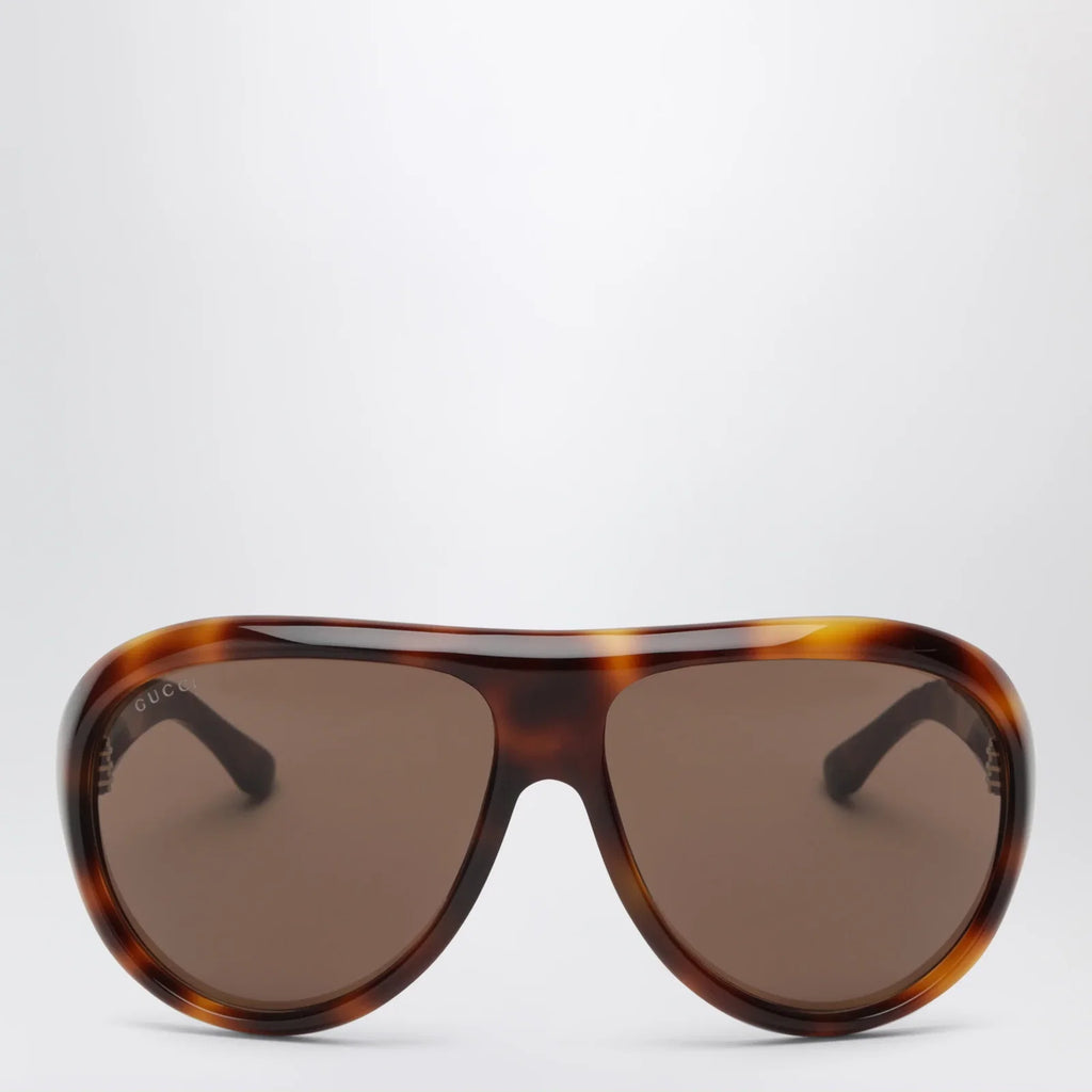 GUCCI Havana aviator sunglasses