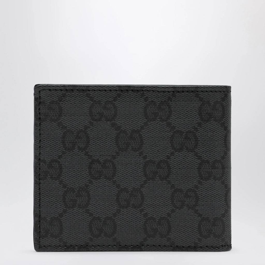GUCCI Essence Classic bifold wallet in GG canvas, black