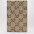 GUCCI Essence Classic card holder in sand beige GG fabric