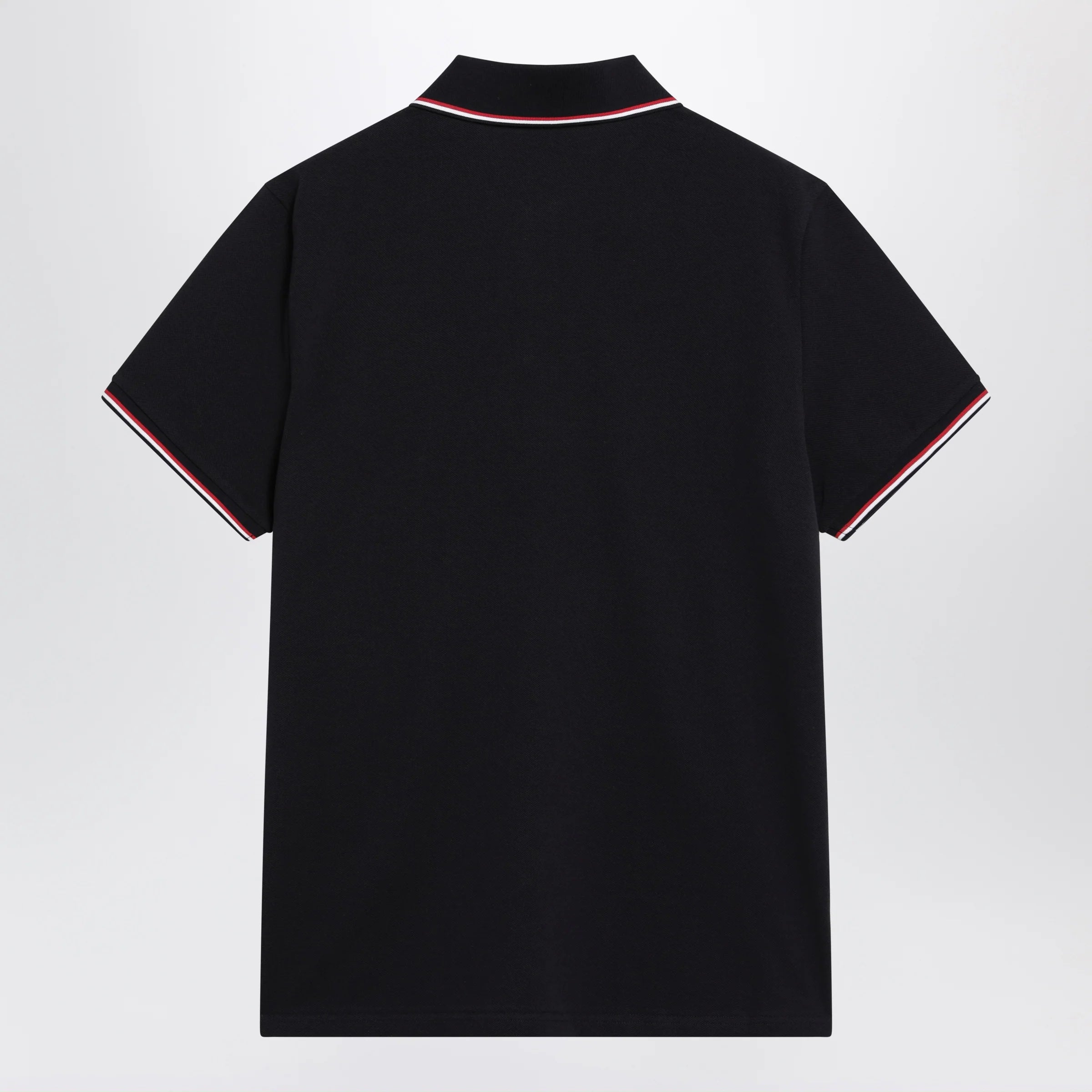 Moncler Navy blue short-sleeve polo shirt