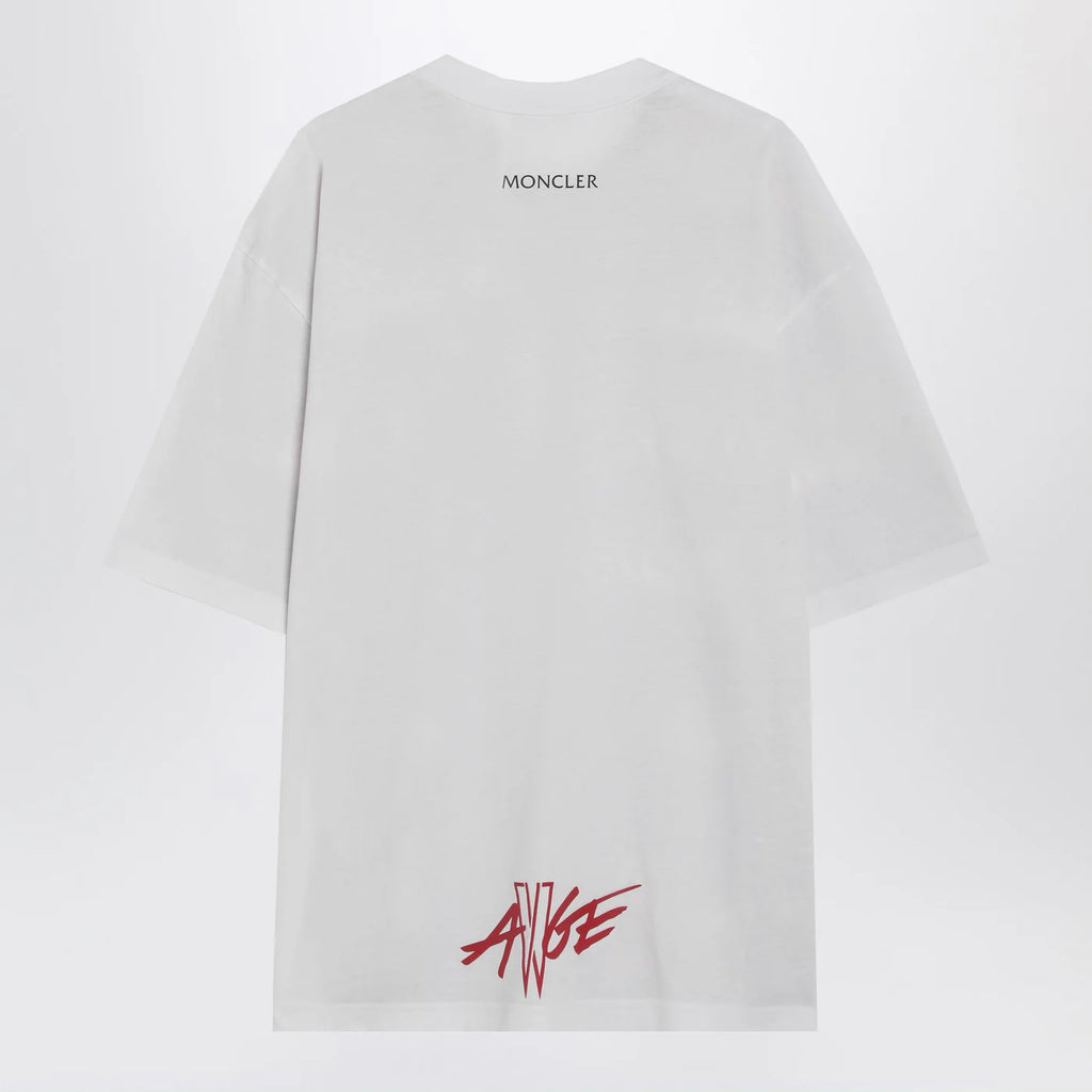 Moncler X A$AP Rocky Red cotton T-shirt with digital print