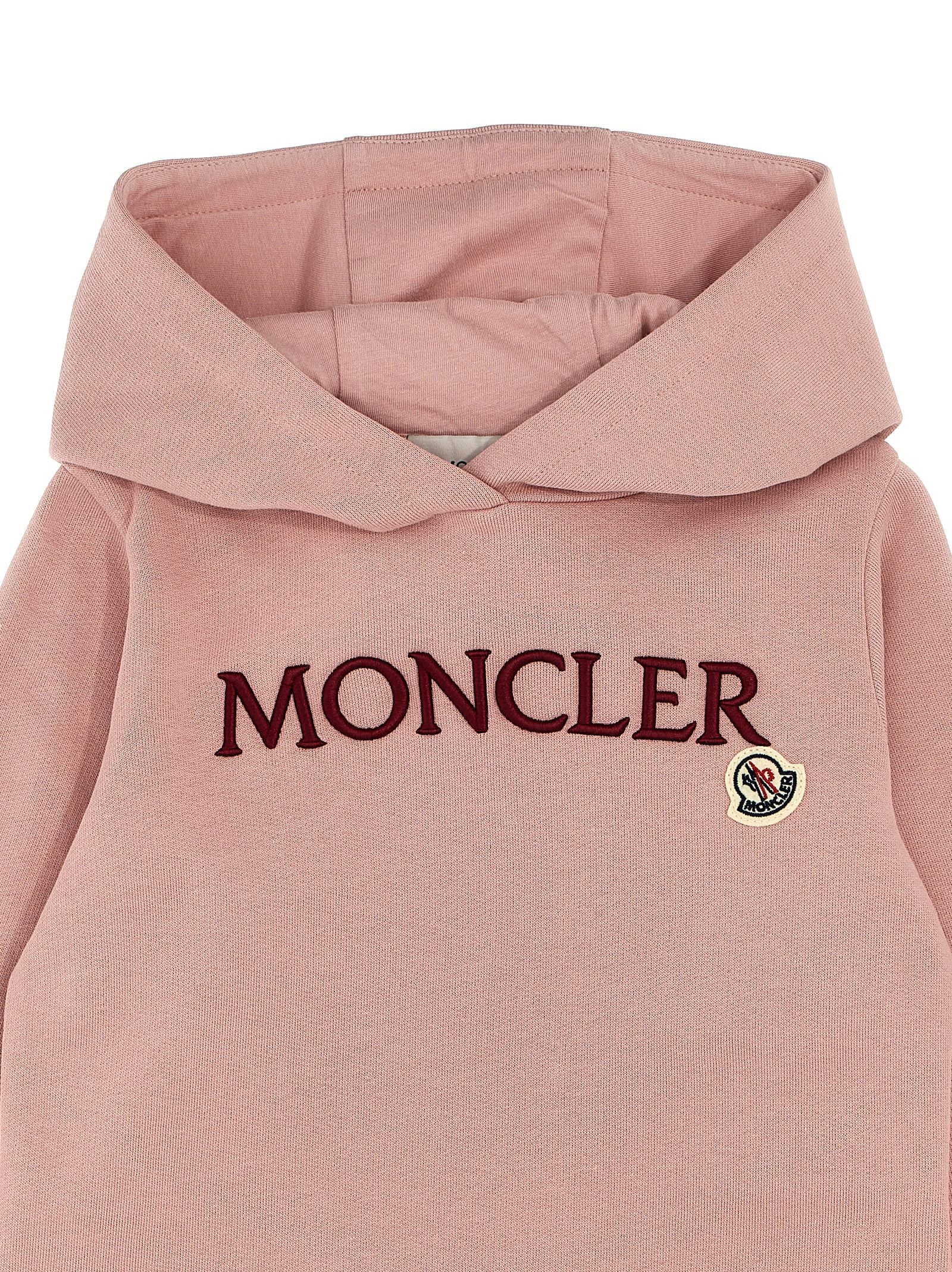 Moncler Enfant Logo Embroidery Hoodie