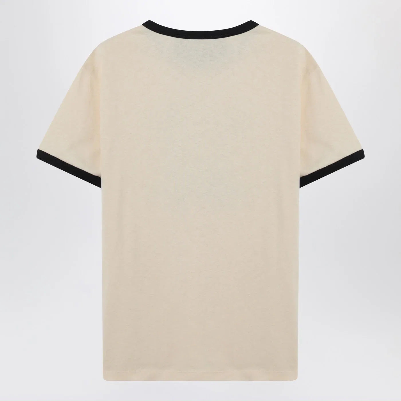 Valentino Butter-colored T-shirt with Panther print
