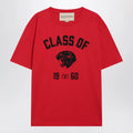 Valentino Red T-shirt with Panther print