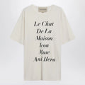 Valentino Ivory Le Chat De La Maison Icon Muse Anti Hero T-shirt