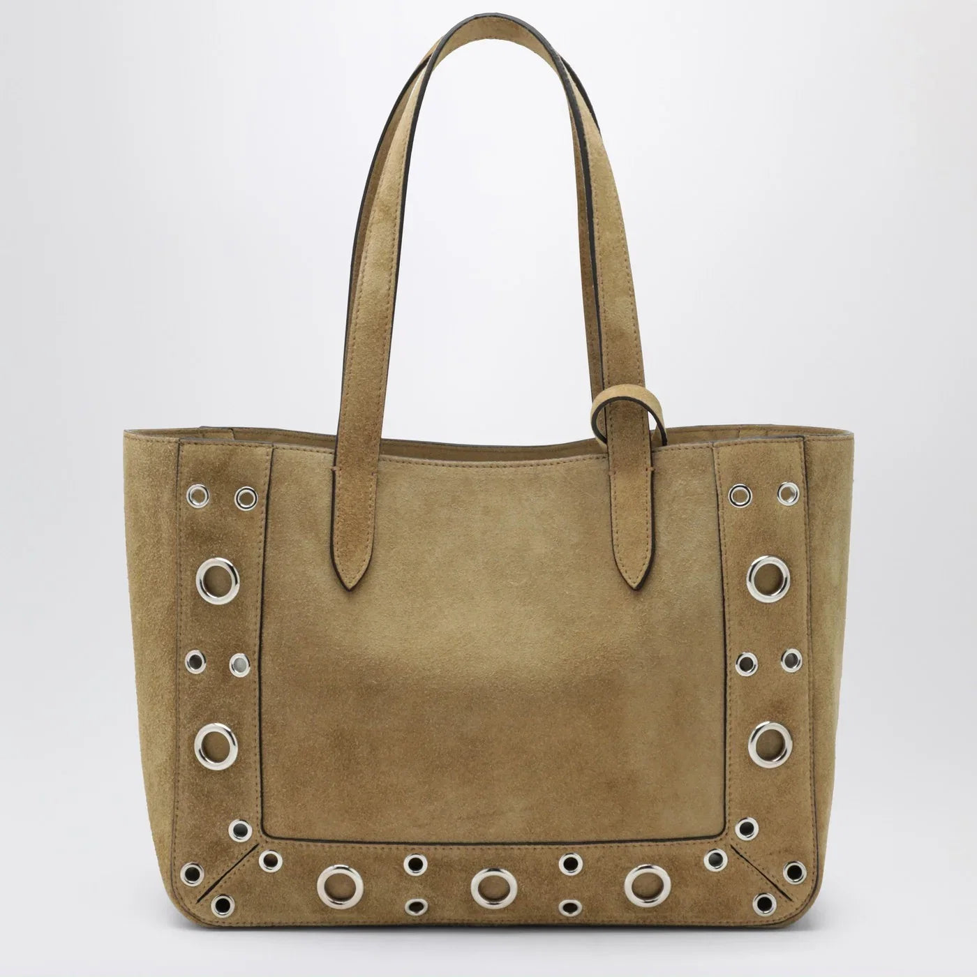 Valentino Garavani Medium Nellcôte tote bag in Havana suede