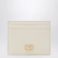 Valentino Garavani Ivory Vlogo Signature card holder