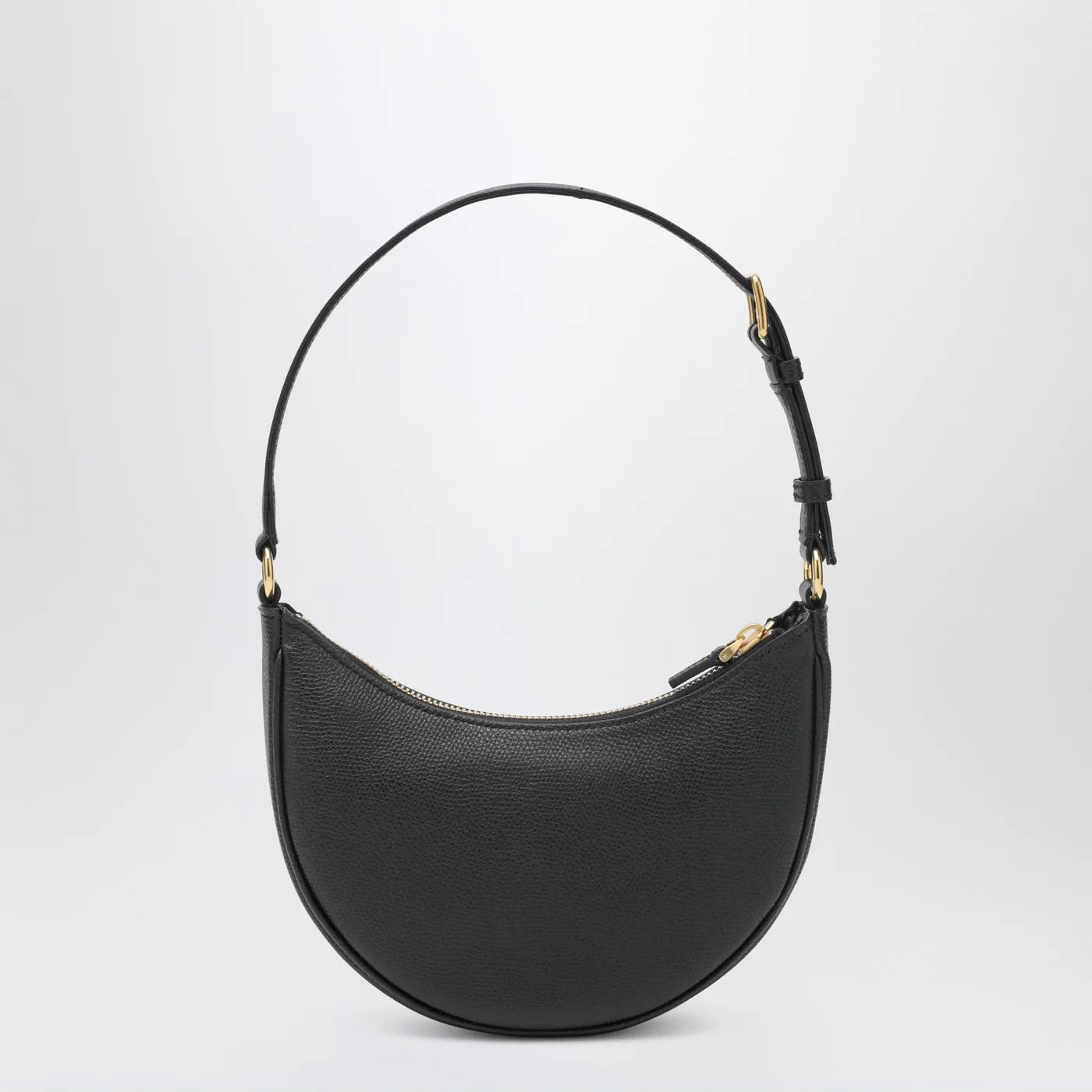 Valentino Garavani Vlogo Signature Mini Hobo bag in black leather
