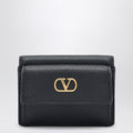 Valentino Garavani Vlogo trifold wallet black