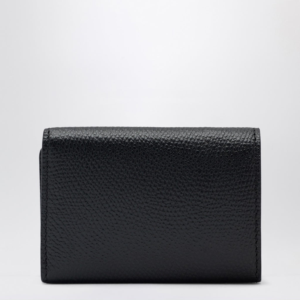 Valentino Garavani Vlogo trifold wallet black
