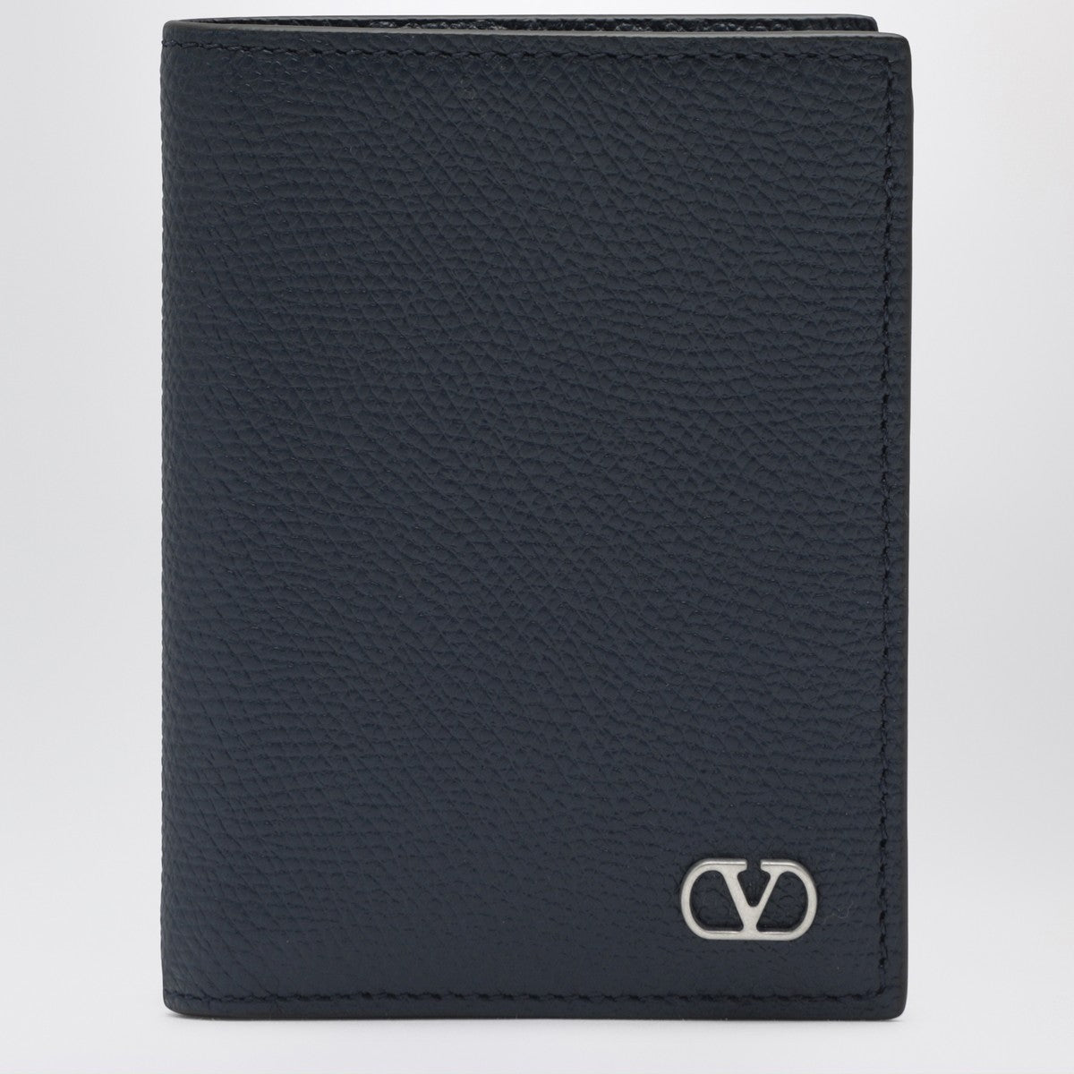 Valentino Garavani Vlogo Signature cardholder navy blue