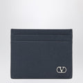 Valentino Garavani Vlogo Signature blue card holder