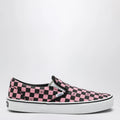 Valentino Garavani X Vans Slip-On Sneakers orchid pink/black with VLogo Checkerboard print